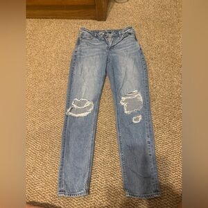 American eagle Blue Distressed Women Jeans
